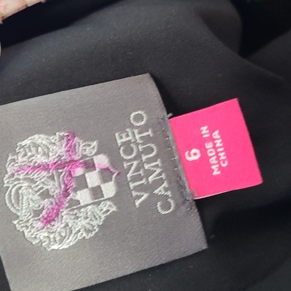 VINCE CAMUTO Floral Print Fit & Flare Dress Bell Sleeve Size 6 - Picture 4 of 5